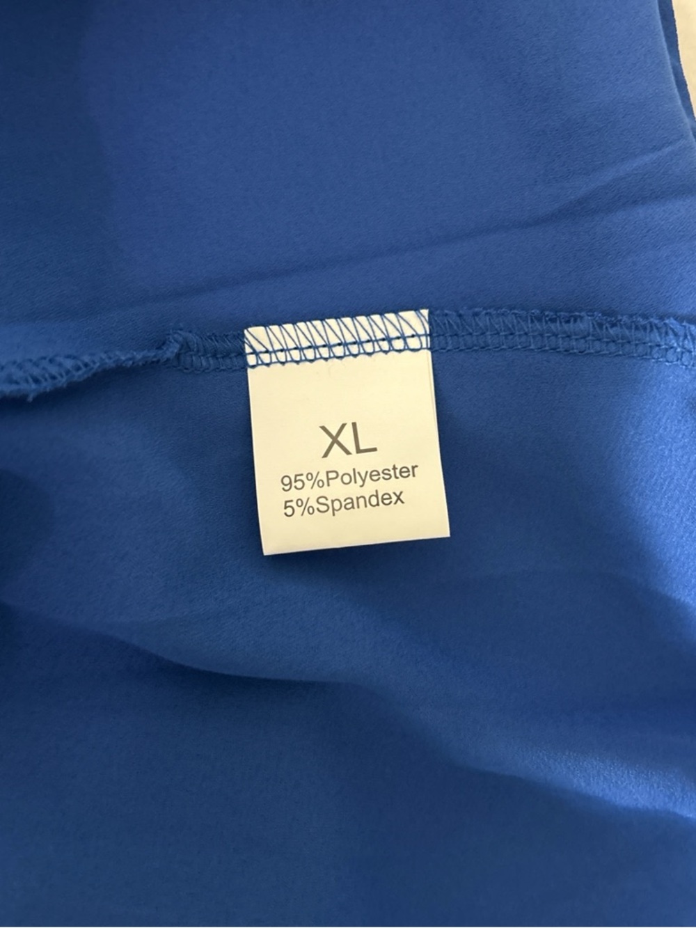 Women's Scoop Neck Flow Tunic in Royal Blue - Picture 2 of 5